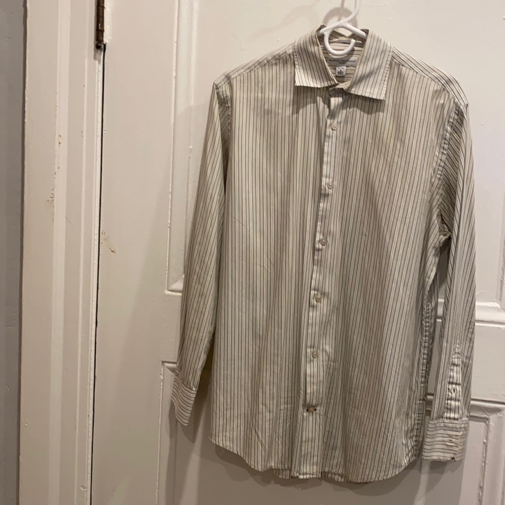 Banana Republic Fitted Long Sleeve Button